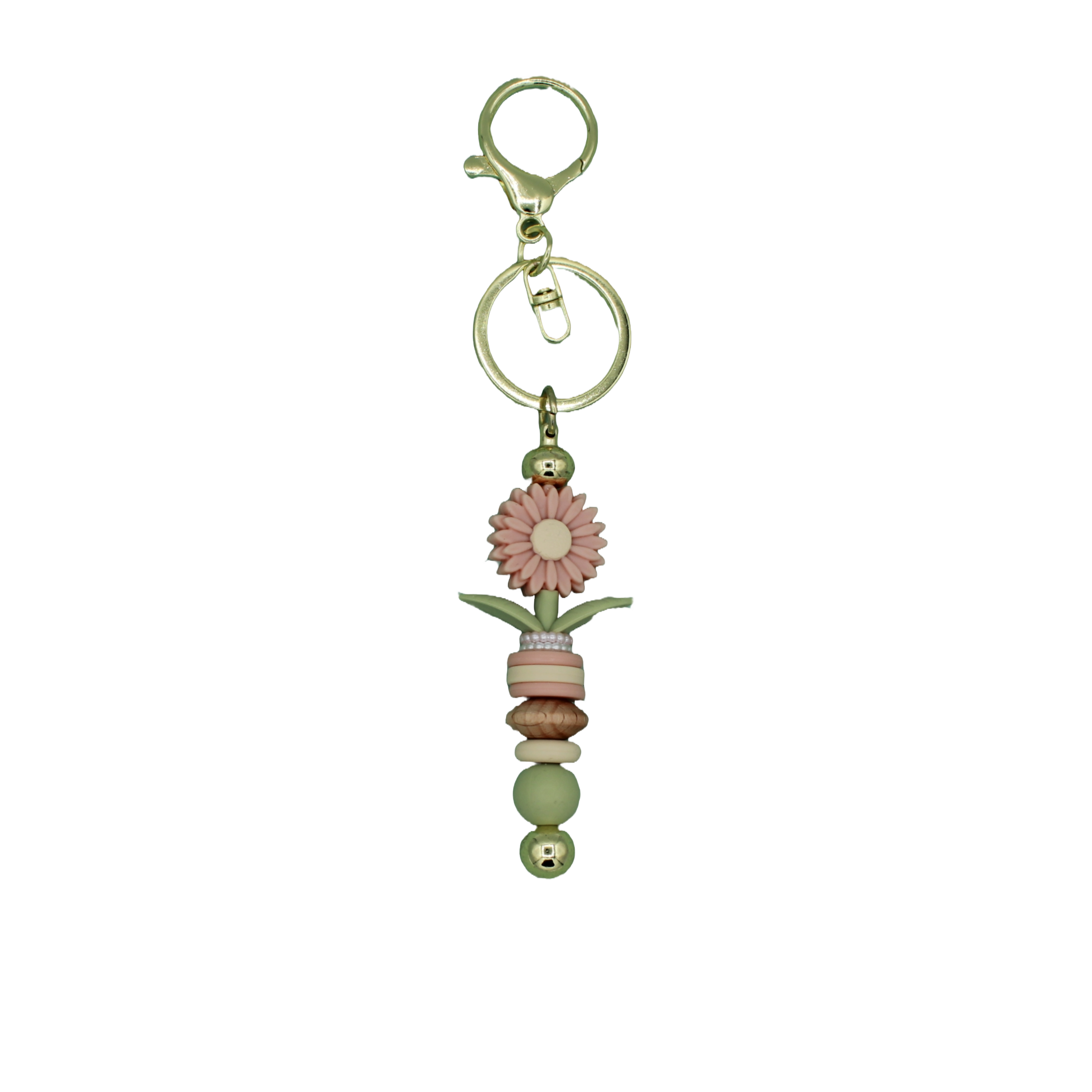 Sleutelhanger Bloem Roze