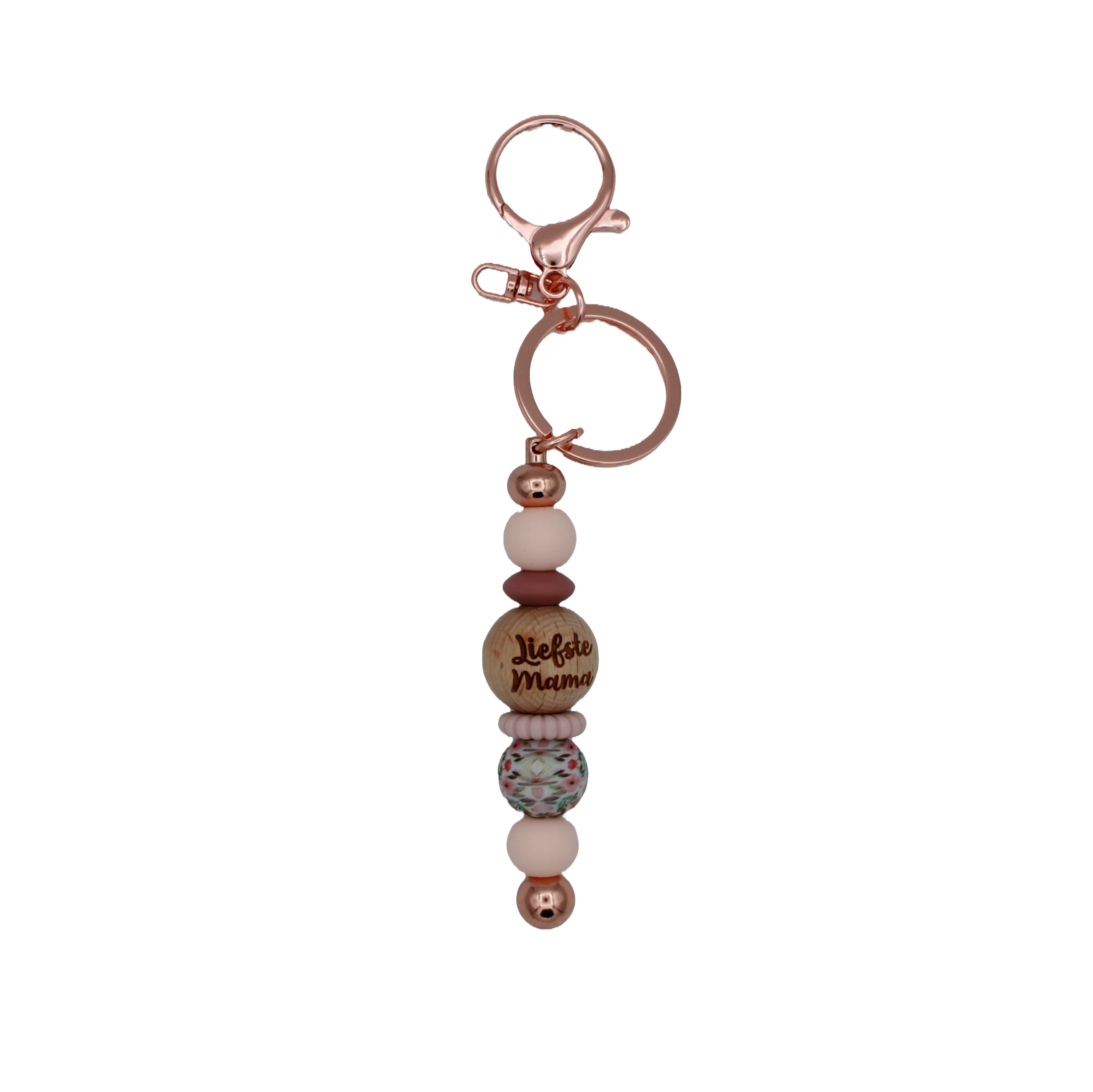 Sleutelhanger Liefste Mama Roze