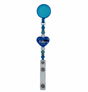 Stijlvolle en handgemaakte badgehouders met siliconen kralen. Ideaal voor werk, school of events. Stevig, veilig en helemaal uniek!