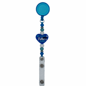 Stijlvolle en handgemaakte badgehouders met siliconen kralen. Ideaal voor werk, school of events. Stevig, veilig en helemaal uniek!