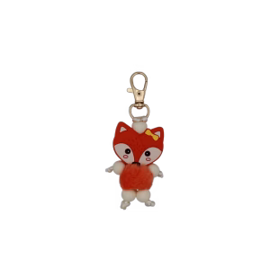 Sleutelhanger Vosje Fluffy Oranje