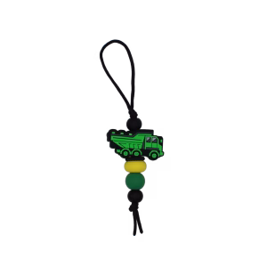 Zipper Charm Vrachtwagen Groen