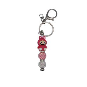 Sleutelhanger Monster Roze