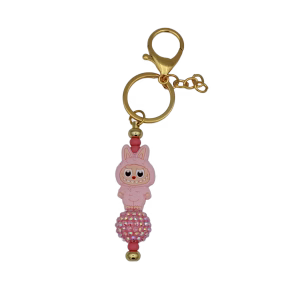 Sleutelhanger Monster Baby Roze