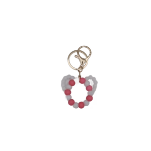 Sleutelhanger Roze Wit Oortjes